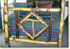 adirondack rustic beds, bed frames,monogram bed frames, birch bark bed frames,adirondack style beds