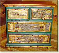 birch bark dressers,adirondack style dressers, adirondack rustic dressers, dressers, adirondack dressers